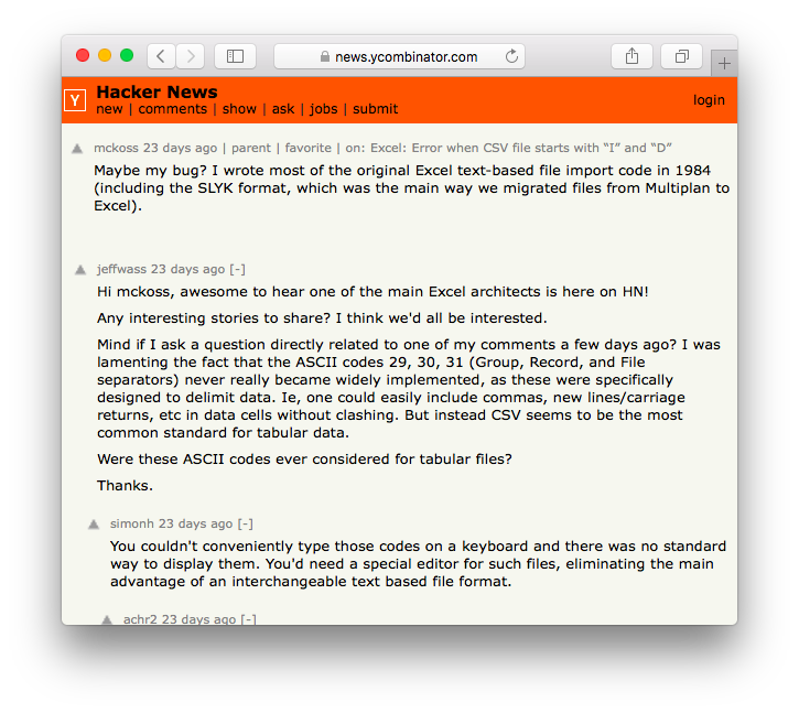 Visit the thread on Hacker News.
